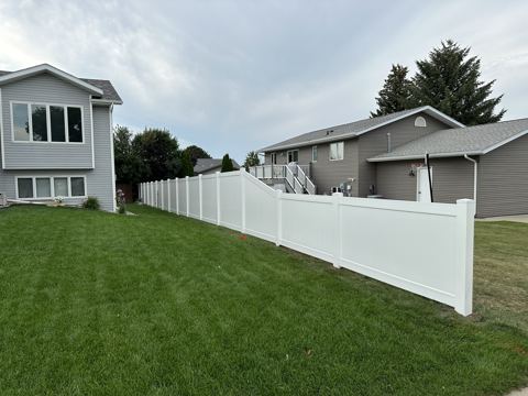 Vinyl fence